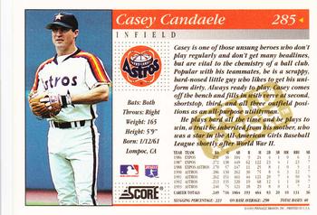 1994 Score - Gold Rush #285 Casey Candaele Back