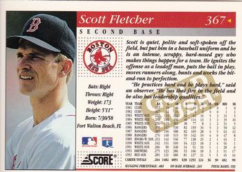 1994 Score - Gold Rush #367 Scott Fletcher Back
