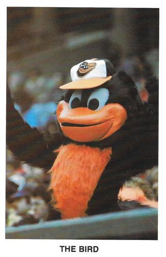 1983 Baltimore Orioles Postcards #NNO The Bird Front