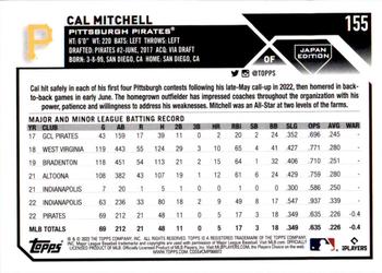 2023 Topps Japan Edition #155 Cal Mitchell Back