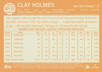 2023 Topps Archives - Fan Favorites Autographs #64FF-CH Clay Holmes Back