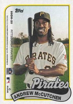 2023 Topps Archives - 1989 Topps Doubleheaders #89DH-20 Andrew McCutchen / Roberto Clemente Back