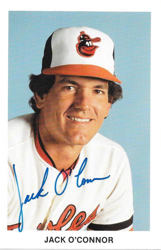 1987 Baltimore Orioles Postcards #NNO Jack O'Connor Front