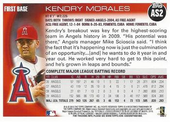 2010 Topps - All-Star Game #AS2 Kendry Morales Back