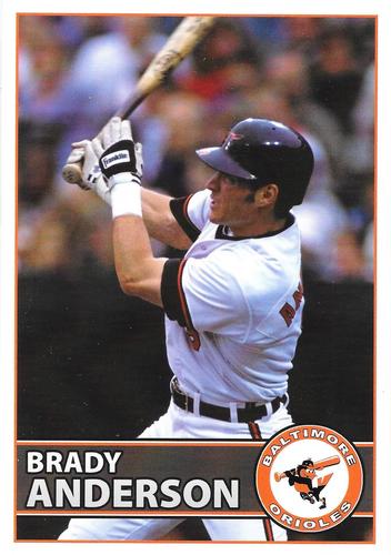 2012 Baltimore Orioles Alumni Photocards #NNO Brady Anderson Front