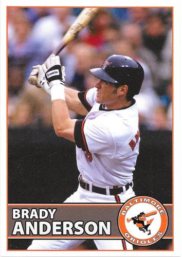 2014 Baltimore Orioles Alumni Photocards #NNO Brady Anderson Front
