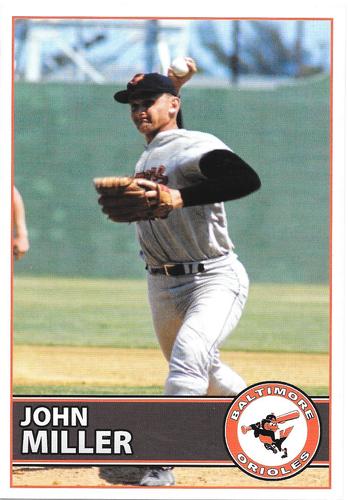 2014 Baltimore Orioles Alumni Photocards #NNO John Miller Front