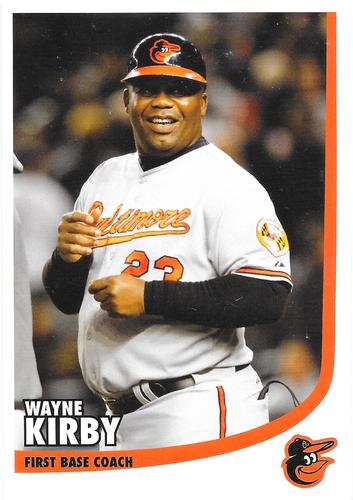 2013 Baltimore Orioles Photocards #NNO Wayne Kirby Front