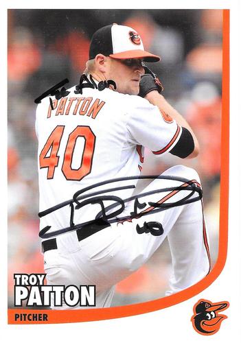 2013 Baltimore Orioles Photocards #NNO Troy Patton Front