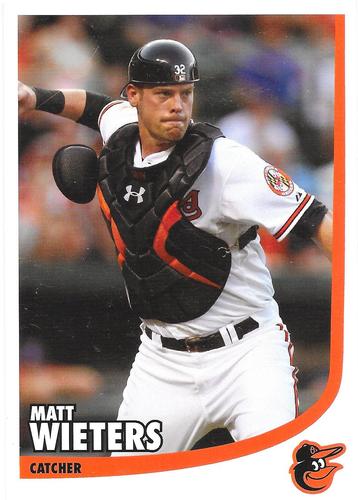 2013 Baltimore Orioles Photocards #NNO Matt Wieters Front
