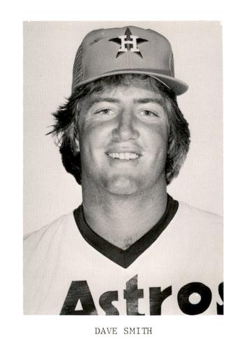 1982 Houston Astros Photocards #NNO Dave Smith Front