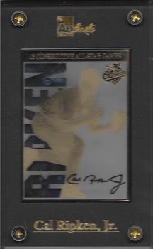 1996 Authentic Images - 24K Gold Signature #NNO Cal Ripken Front