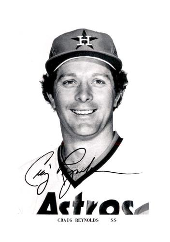 1979 Houston Astros Photocards #NNO Craig Reynolds Front
