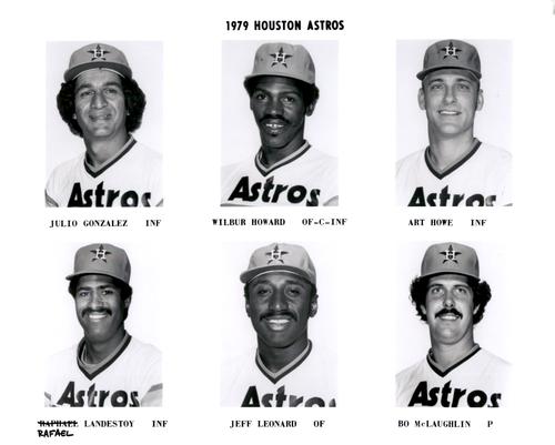 1979 Houston Astros Photos #NNO Julio Gonzalez Front