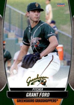 2023 Choice Greensboro Grasshoppers #12 Grant Ford Front