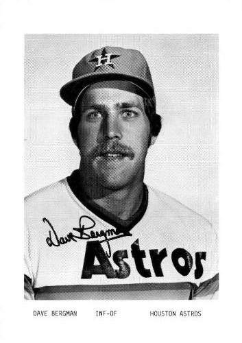 1978 Houston Astros Photocards #NNO Dave Bergman Front