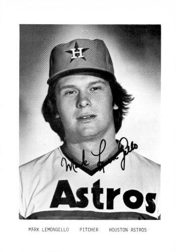 1978 Houston Astros Photocards #NNO Mark Lemongello Front