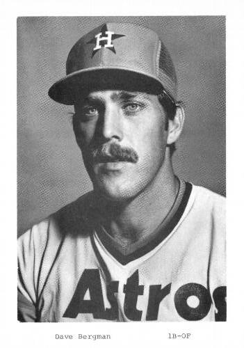 1980 Houston Astros Photocards #NNO Dave Bergman Front