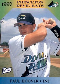 1997 Best Princeton Devil Rays #15 Paul Hoover Front