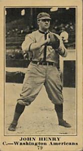 1916 Sporting News (M101-5) #79 John Henry Front