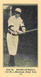 1916 Sporting News (M101-5) #82 Dick Hoblitzell Front