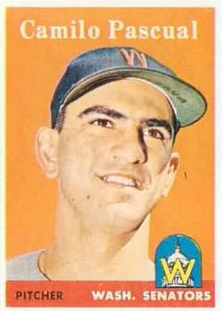 1958 Topps #219 Camilo Pascual Front
