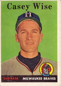 1958 Topps #247 Casey Wise Front