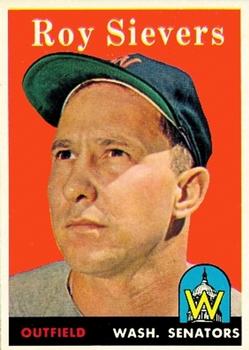 1958 Topps #250 Roy Sievers Front