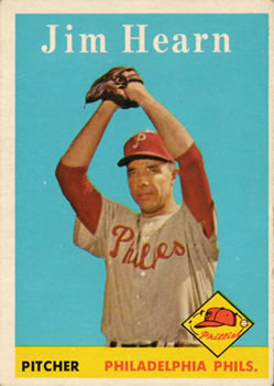 1958 Topps #298 Jim Hearn Front