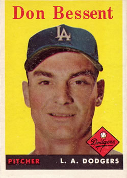 1958 Topps #401 Don Bessent Front