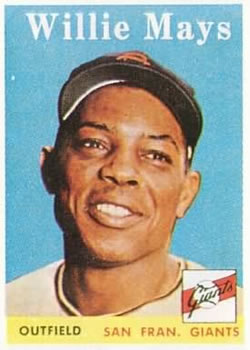 1958 Topps #5 Willie Mays Front