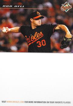 2007 Baltimore Orioles Photocards #NNO Rob Bell Back