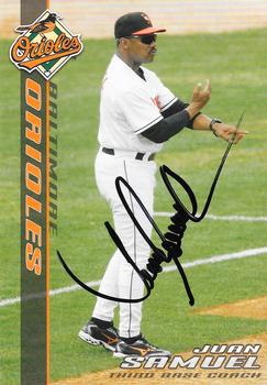2007 Baltimore Orioles Photocards #NNO Juan Samuel Front