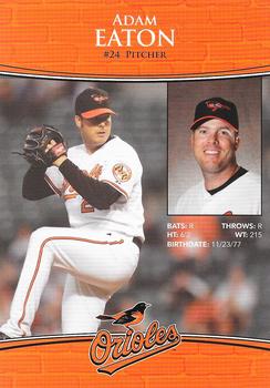 2009 Baltimore Orioles Photocards #NNO Adam Eaton Back