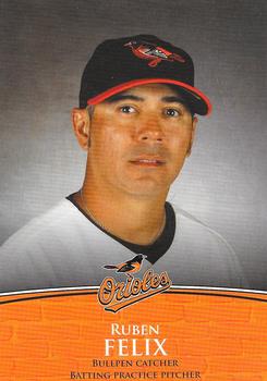 2009 Baltimore Orioles Photocards #NNO Ruben Felix Front