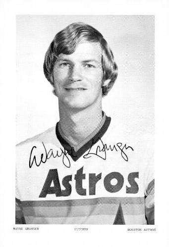 1975 Houston Astros Photocards #NNO Wayne Granger Front