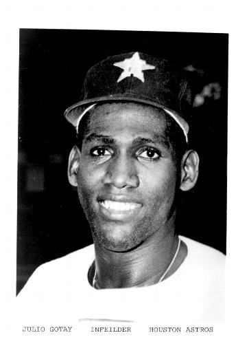 1969 Houston Astros 5x7 Photos #NNO Julio Gotay Front
