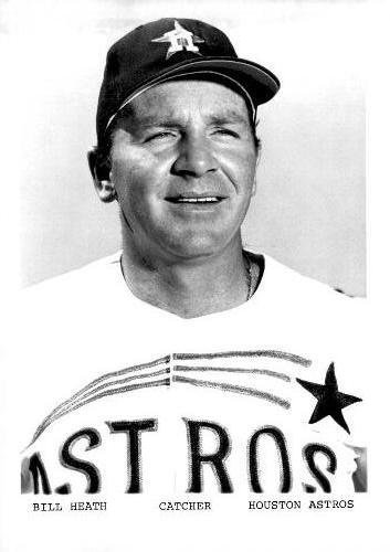 1966 Houston Astros 5x7 Photos #NNO Bill Heath Front