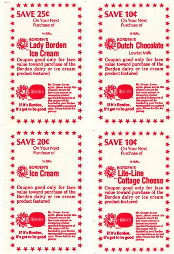 1984 Borden Dairy Cincinnati Reds Stickers - Panels #NNO Tony Perez / Jeff Russell / Eddie Milner / Gary Redus Back