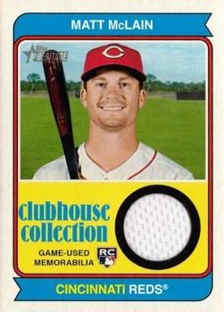 2023 Topps Heritage - Clubhouse Collection Relics High Number #CCR-MMC Matt McLain Front