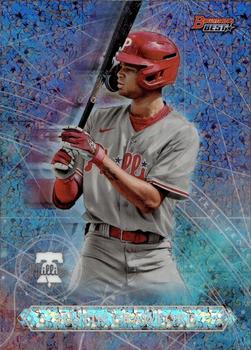 2023 Bowman's Best - Astral Projections Mini-Diamond Refractors #AP-21 Justin Crawford Front