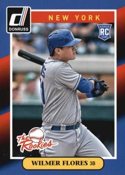 2014 Donruss The Rookies #7 Wilmer Flores Front