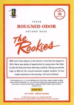 2014 Donruss The Rookies #46 Rougned Odor Back