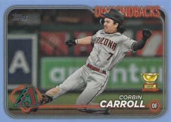 2024 Topps - Father's Day Powder Blue #156 Corbin Carroll Front