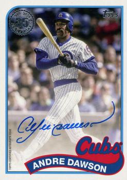 2024 Topps - 1989 Topps Baseball 35th Anniversary Autographs #89BA-AD Andre Dawson Front