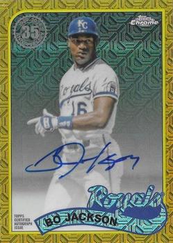 2024 Topps - 1989 Topps Baseball 35th Anniversary Chrome Autographs Gold (Series One) #T89C-52 Bo Jackson Front