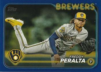 2024 Topps - Royal Blue #26 Freddy Peralta Front