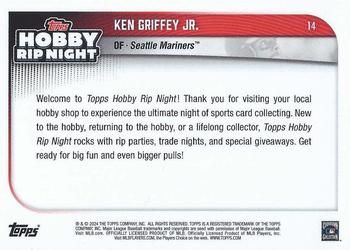 2024 Topps Hobby Rip Night - Blue #14 Ken Griffey Jr. Back