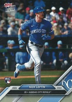 2024 Topps Now Road to Opening Day Kansas City Royals #OD-96 Nick Loftin Front