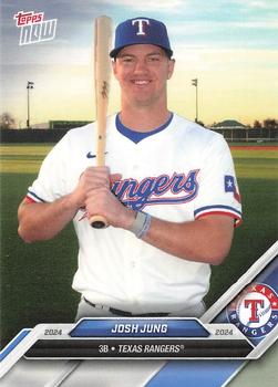 2024 Topps Now Road to Opening Day Texas Rangers #OD-146 Josh Jung Front